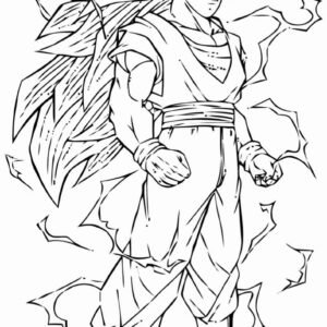 Dragon ball z coloring pages printable for free download