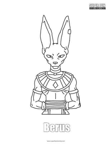 Berus coloring page coloring pages cool coloring pages dragon ball z