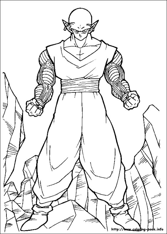 Dragon ball z coloring picture