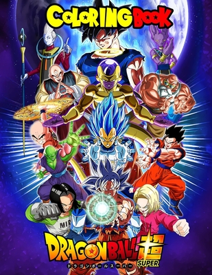 Dragon ball super coloring book more then high quality illustrations dragon ball super dragon ball gt dragon ball z dragon ball manga anime coloring book and more by yakido otamura