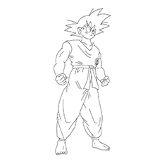 Top free printable dragon ball z coloring pages online