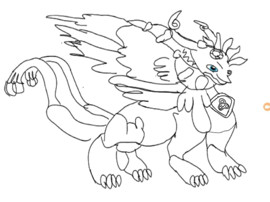 Pure archangel dragon sketch dragon city amino