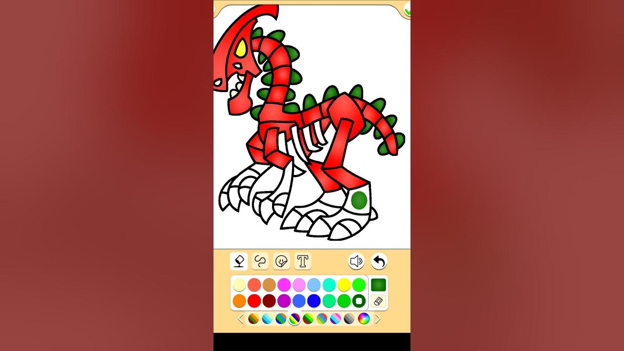 Dragon coloring pages for kids shorts