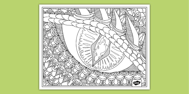 Dragon eye loring sheet mythical creatures usa