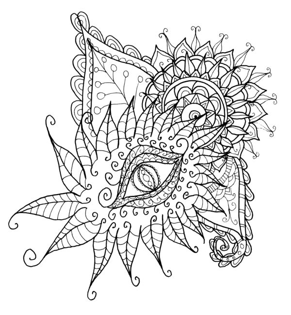 Dragon eye doodle dragon eye doodles coloring pages