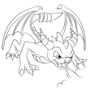 Fire breathing dragon coloring pages free printable pictures