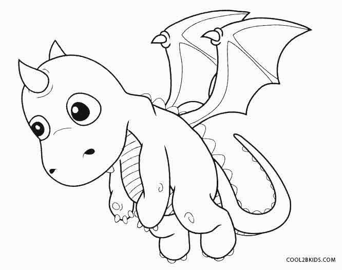 Printable dragon coloring pages for kids coolbkids dragon coloring page animal coloring pages dragon drawing