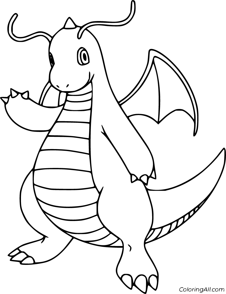 Free printable dragon pokemon coloring pages easy to print from any device and automaticallyâ in pokemon coloring pages pokemon coloring cartoon coloring pages