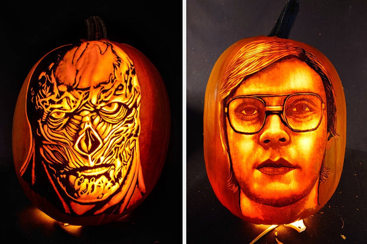 Jamie jones original pumpkin carvings