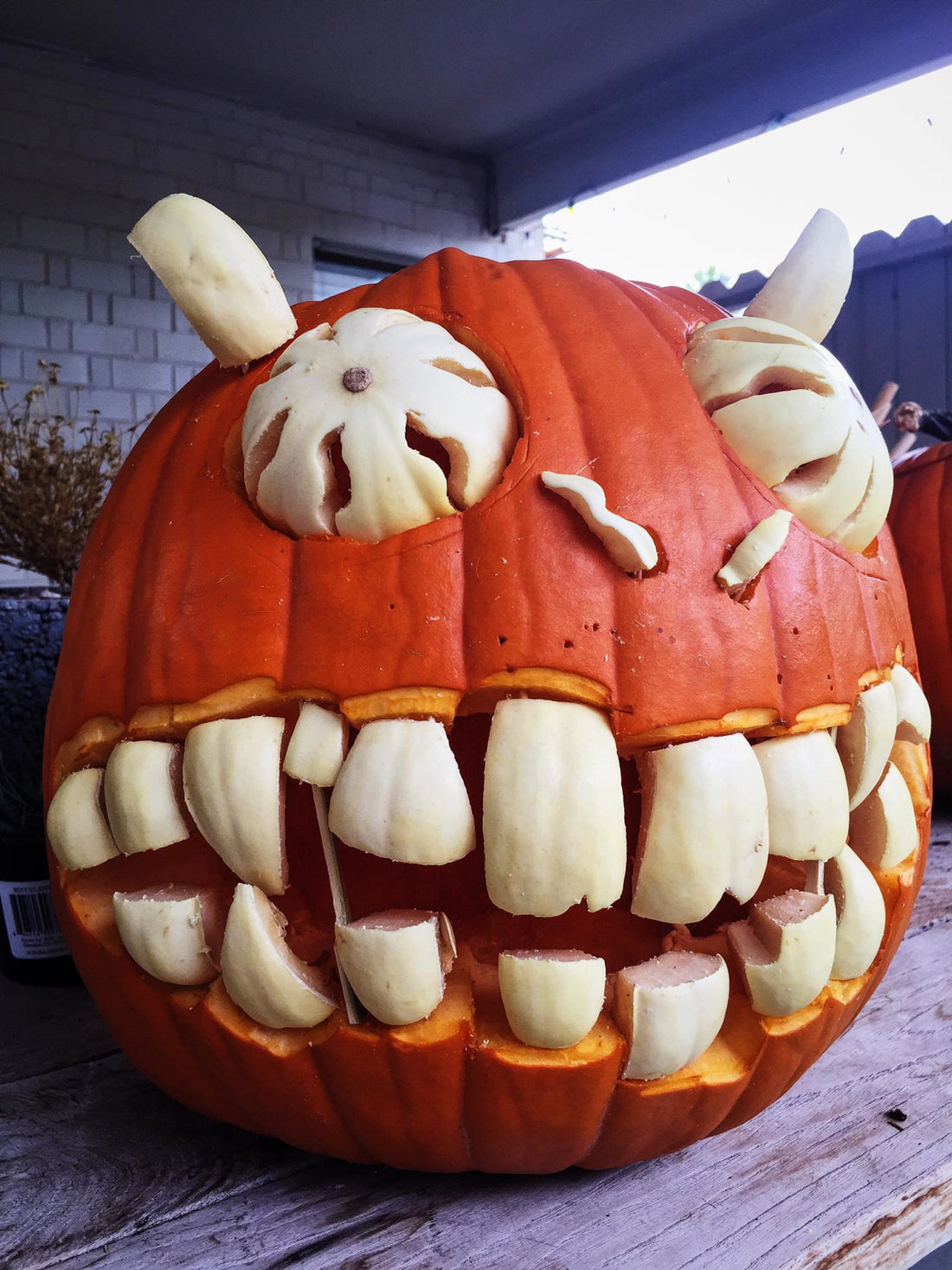 The british dragon pumpkin