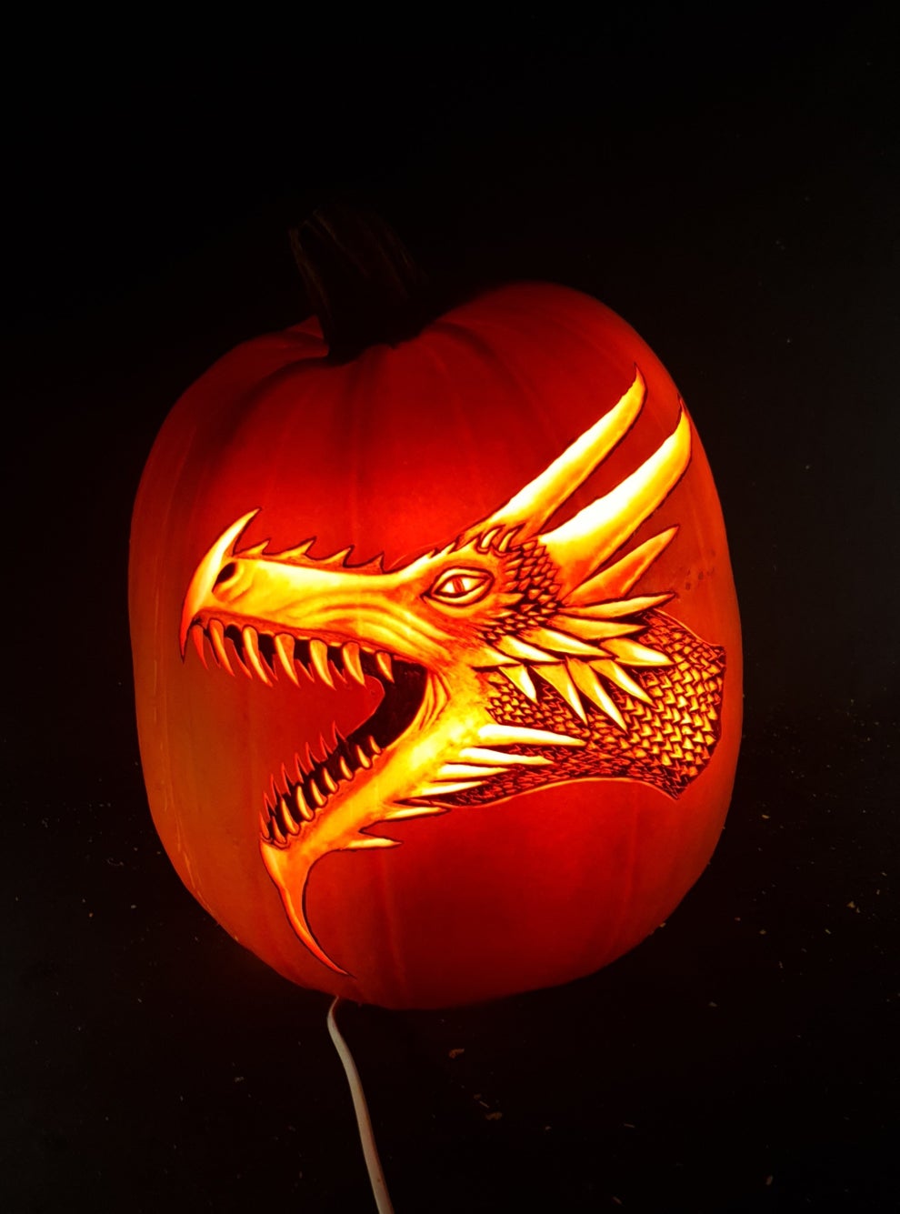 Jamie jones original pumpkin carvings