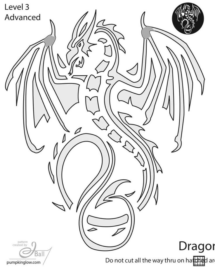 Dragon halloween pumpkin carving stencils pumpkin carving templates pumpkin carving stencils templates