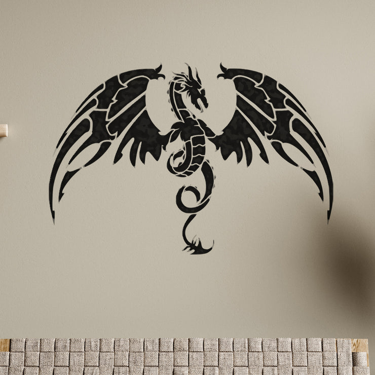 Dragon stencil art craft der stencil â