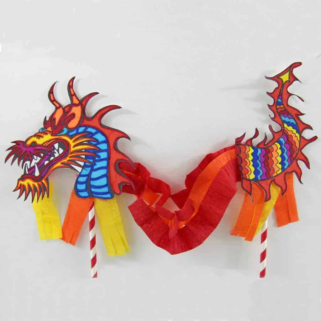 Chinese dragon puppet