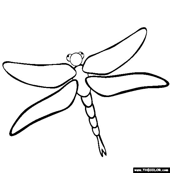 Dragonfly coloring page free dragonfly online coloring