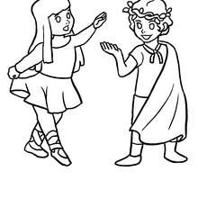 Drama lesson coloring pages