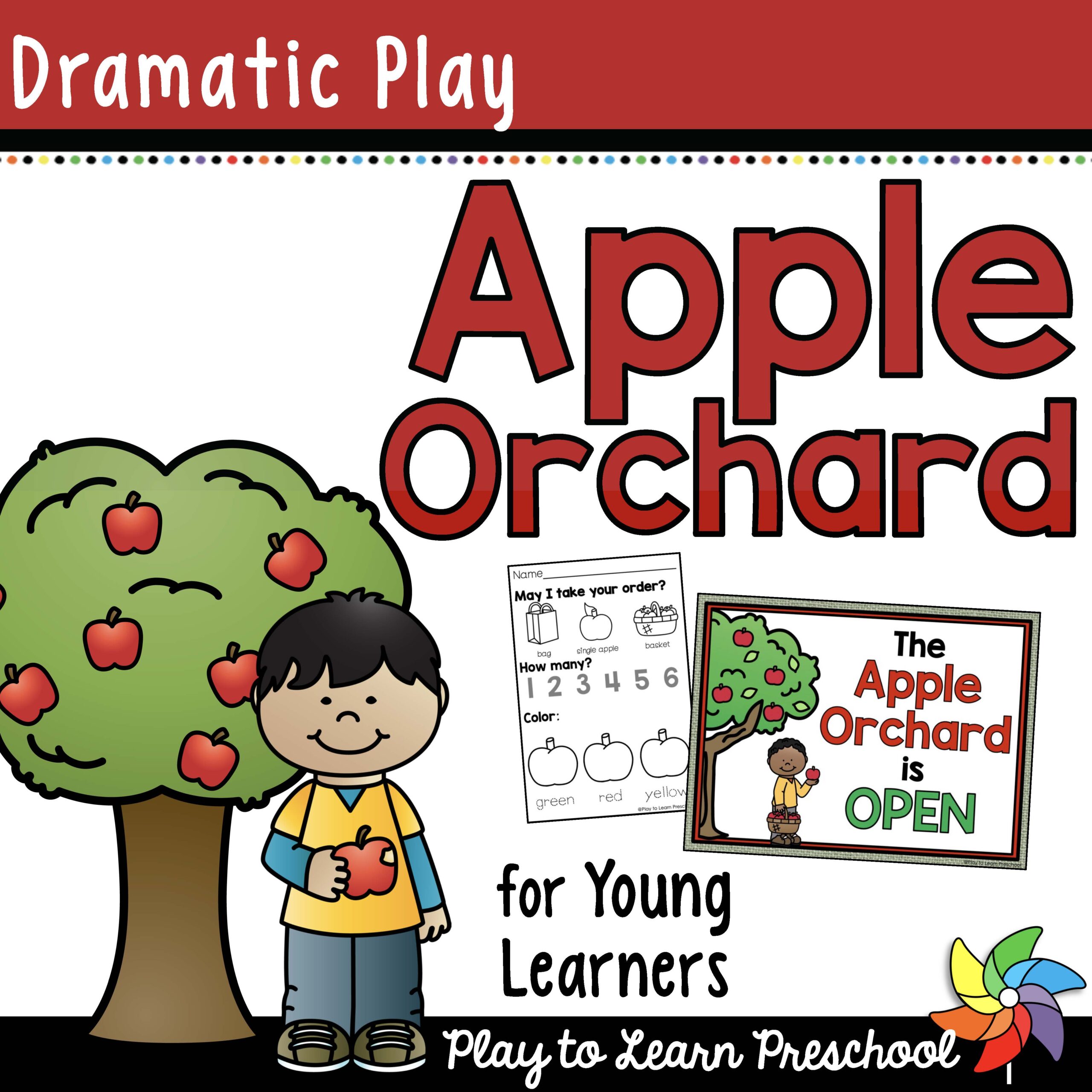 Apple orchard dramatic play