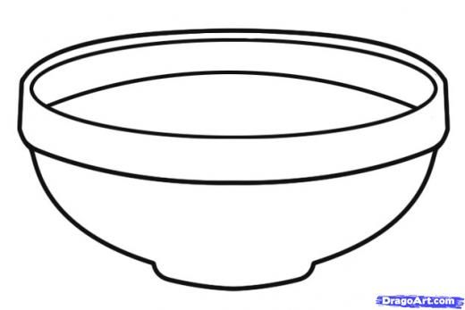 Cereal bowl coloring page cereal bowls coloring pages coloring for kids