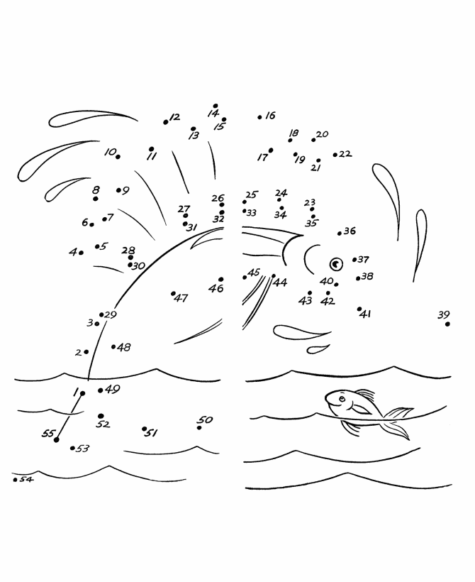 Bluebonkers dot to dot coloring pages
