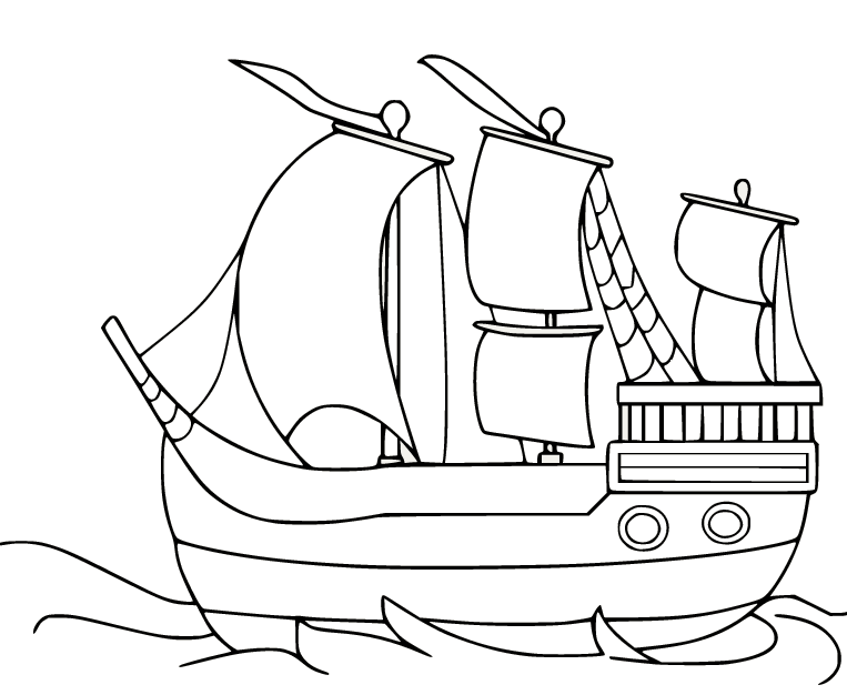 Mayflower coloring pages printable for free download