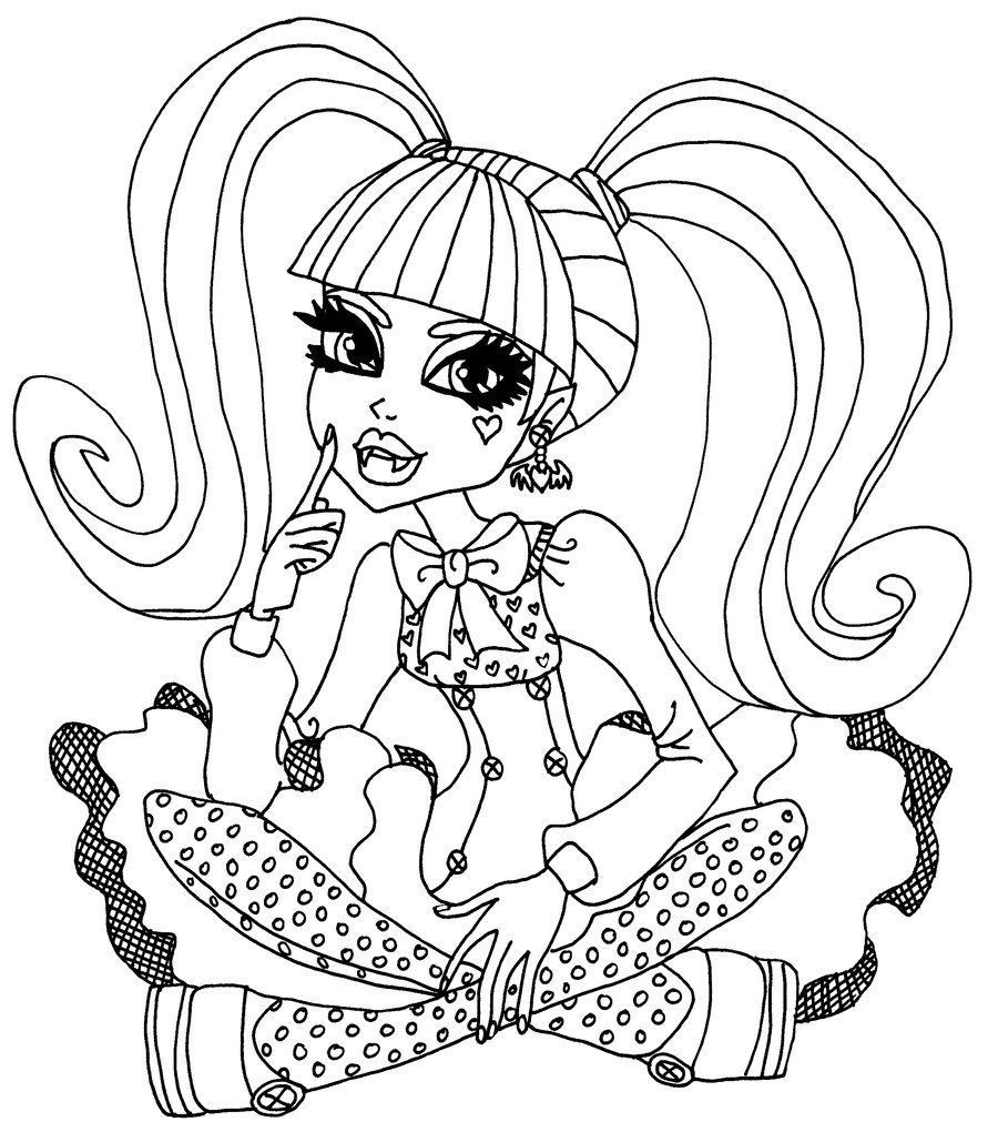 Free printable monster high coloring pages for kids monster coloring pages monster high pictures free coloring pages