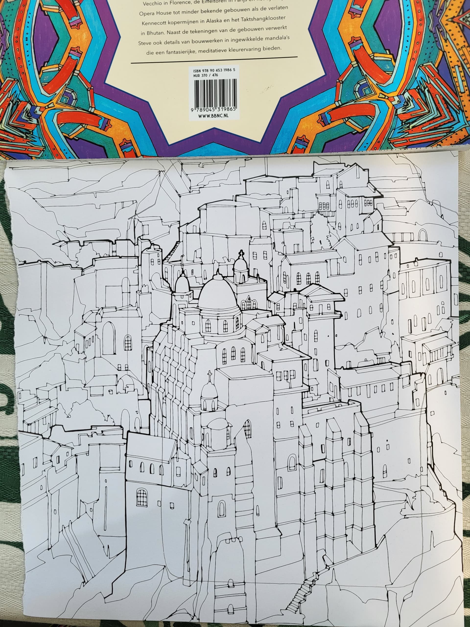Homemade envelopes part theme coloring book