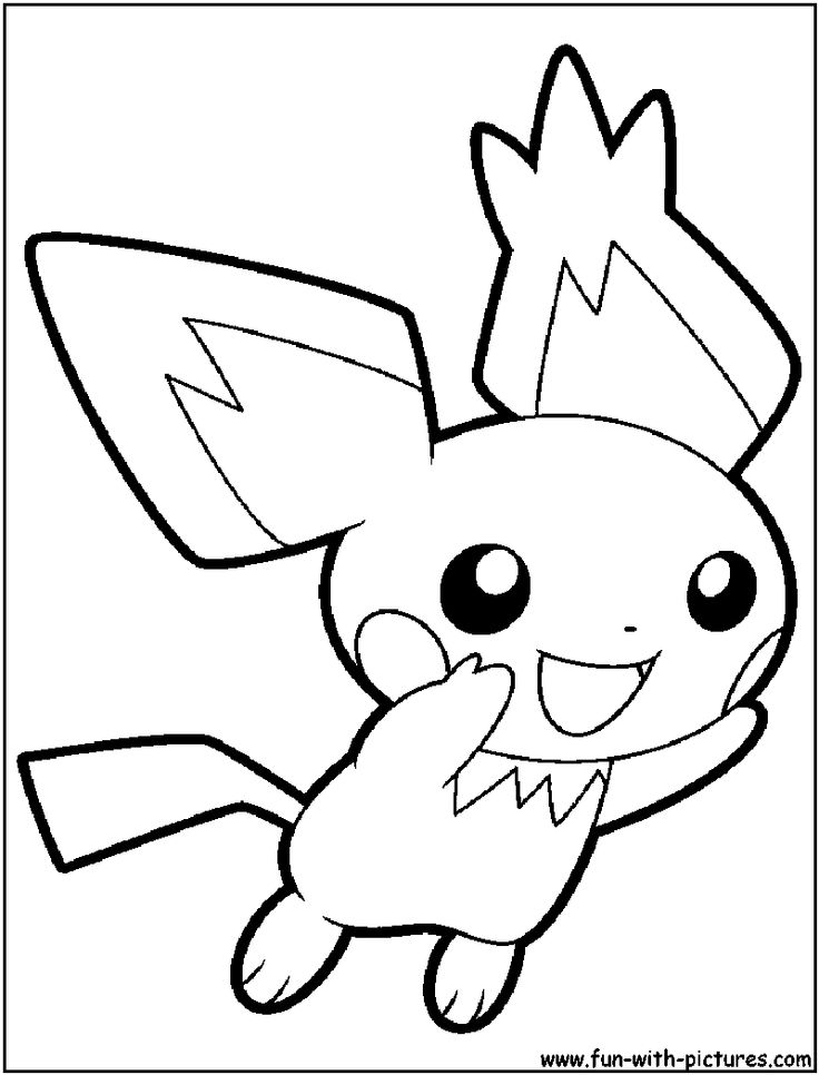 Pichu pictures colouring pages pokemon coloring pokemon coloring pages cartoon coloring pages