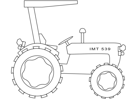 Simple tractor coloring page free printable coloring pages pãginas para colorir desenhos para colorir trator