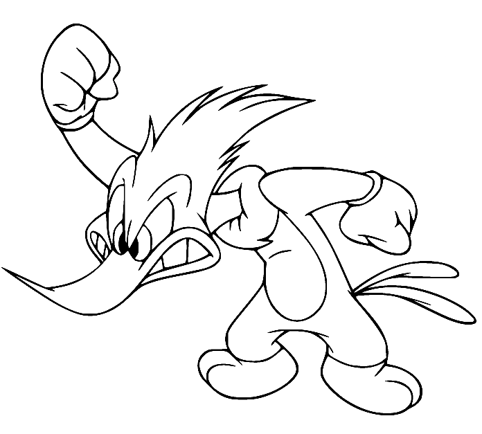 Woody woodpecker coloring pages printable for free download
