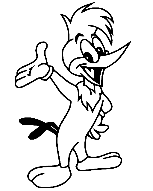Woody woodpecker coloring pages printable for free download