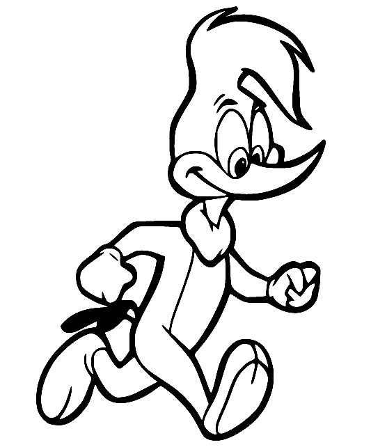 Woody woodpecker coloring pages printable for free download