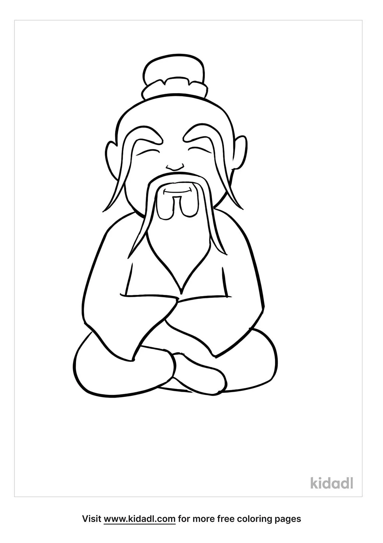 Free confucius coloring page coloring page printables