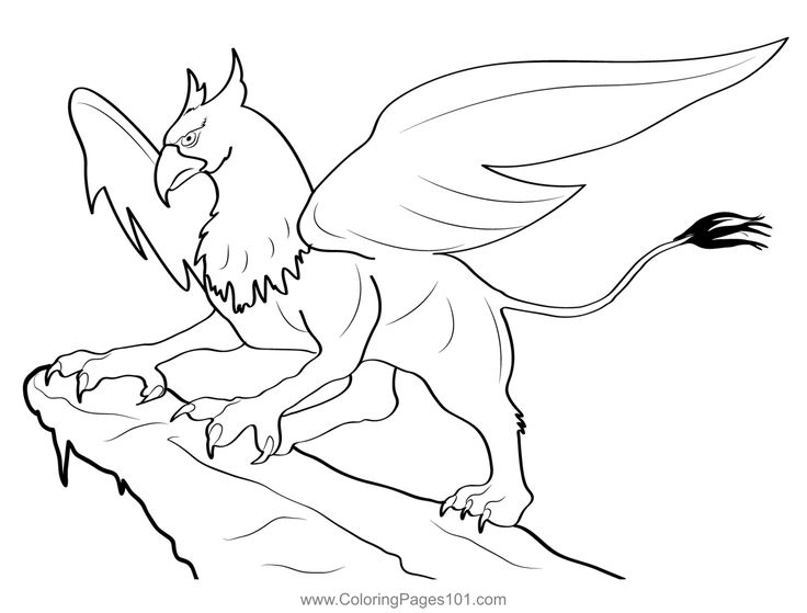 Griffin coloring page coloring pages coloring pages for kids printable coloring pages
