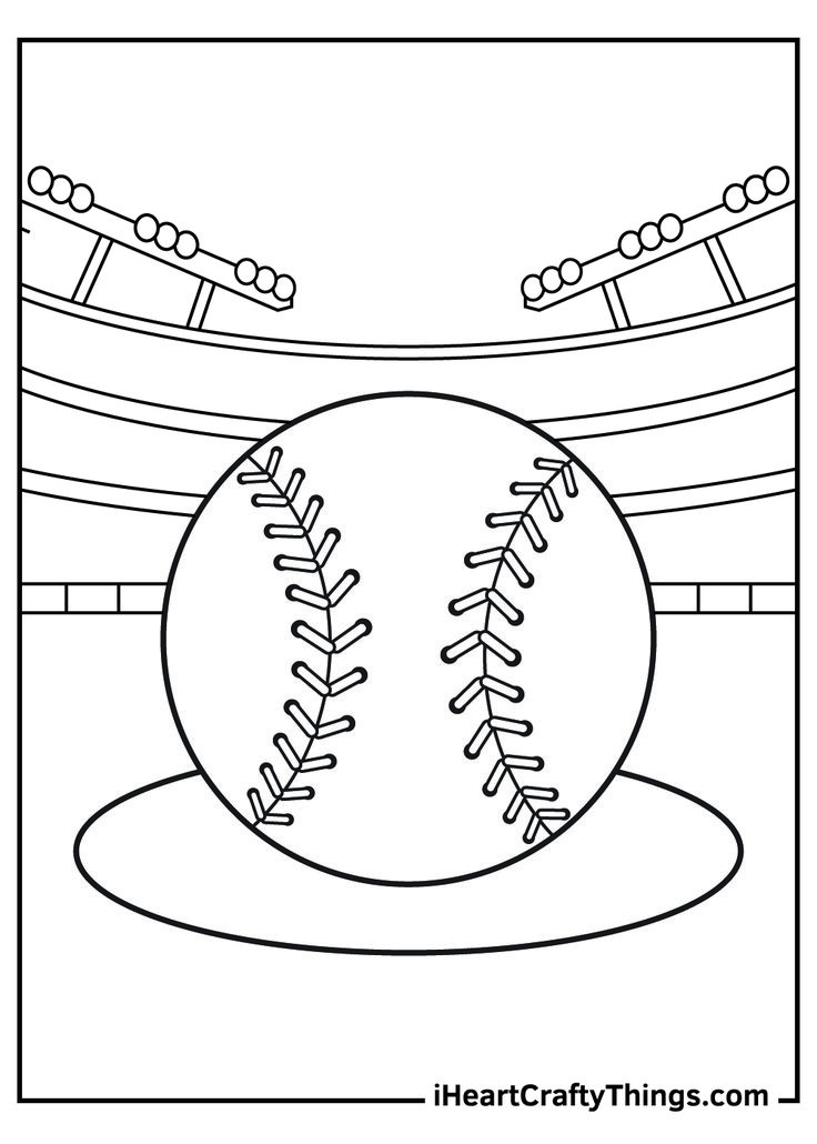 Baseball coloring pages baseball coloring pages baseball drawings baseball crafts