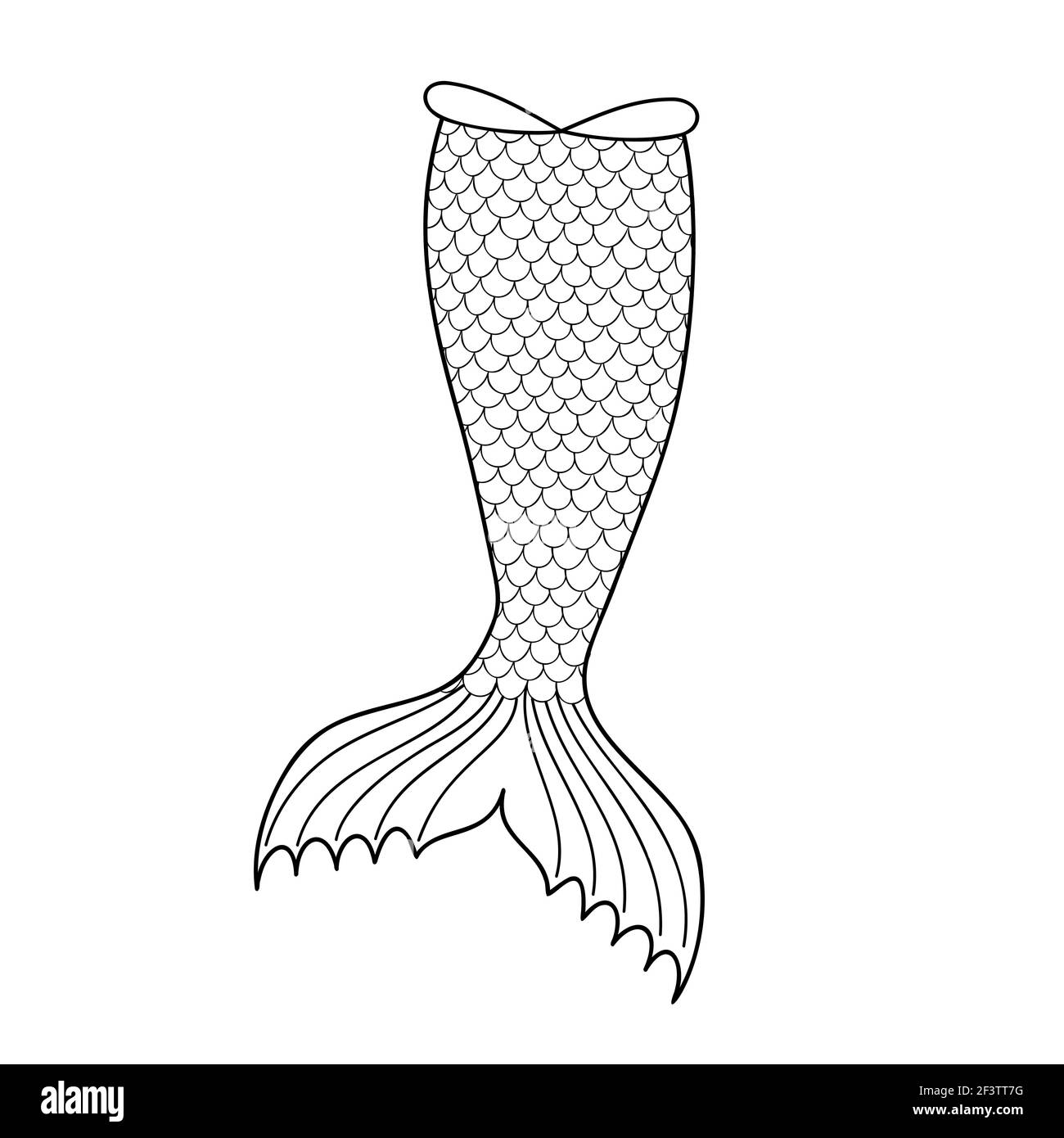 Mermaid tail black and white stock photos images