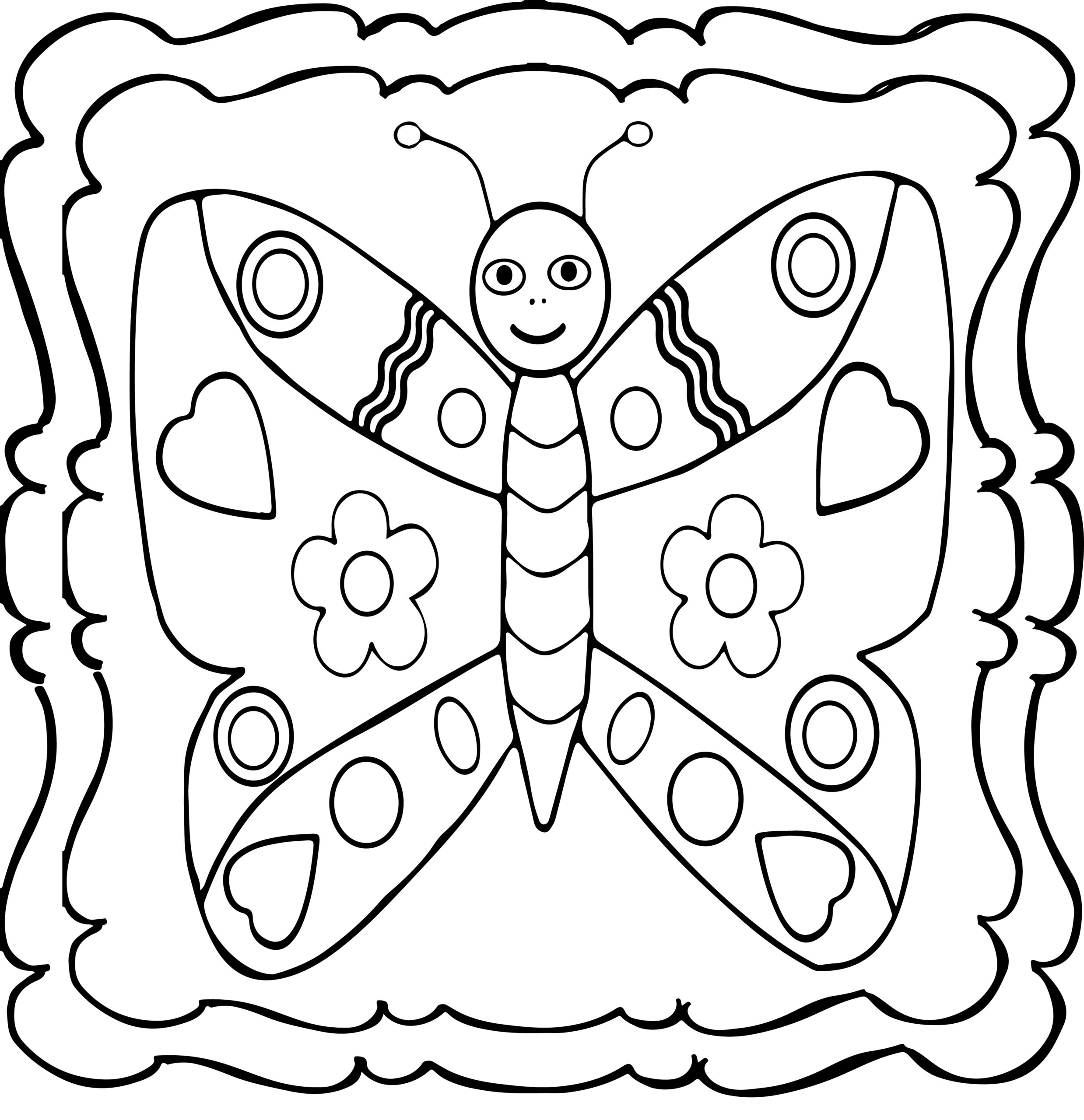 Butterfly coloring book easy and fun butterflies coloring book for kids made by teachers