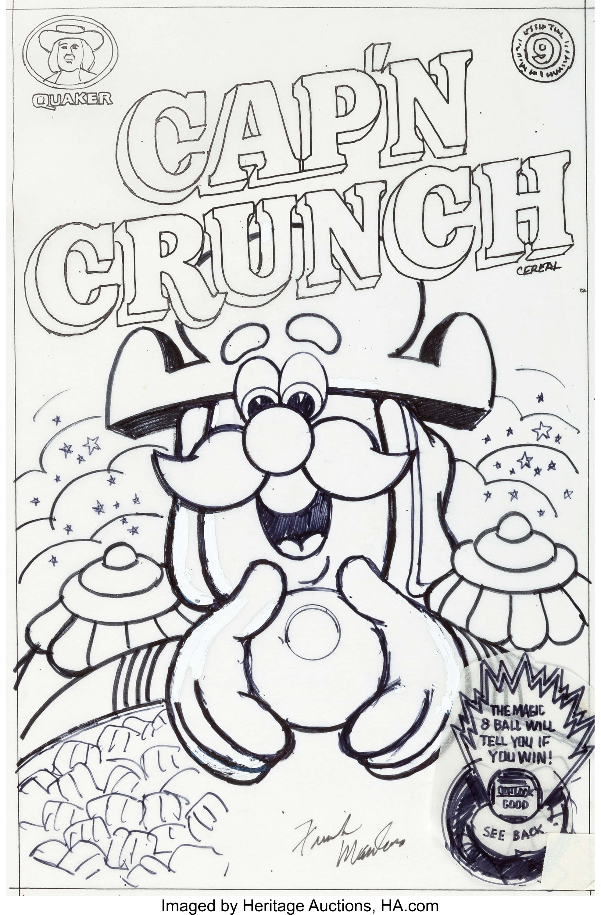 Frank macaluso capn crunch magic eight