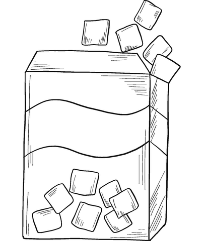 Cereal box coloring page free printable coloring pages