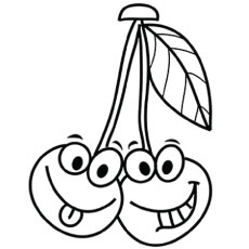 Top free printable cherry coloring pages online