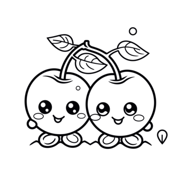 Cherry outline png transparent images free download vector files