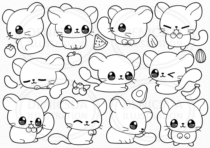Chinchilla clipart kawaii chinchillas baby chinchilla rat pocket pet chinchillidae digital download png line clip art nursery printable instant download â cute doodles drawings butterfly coloring page doodle drawings