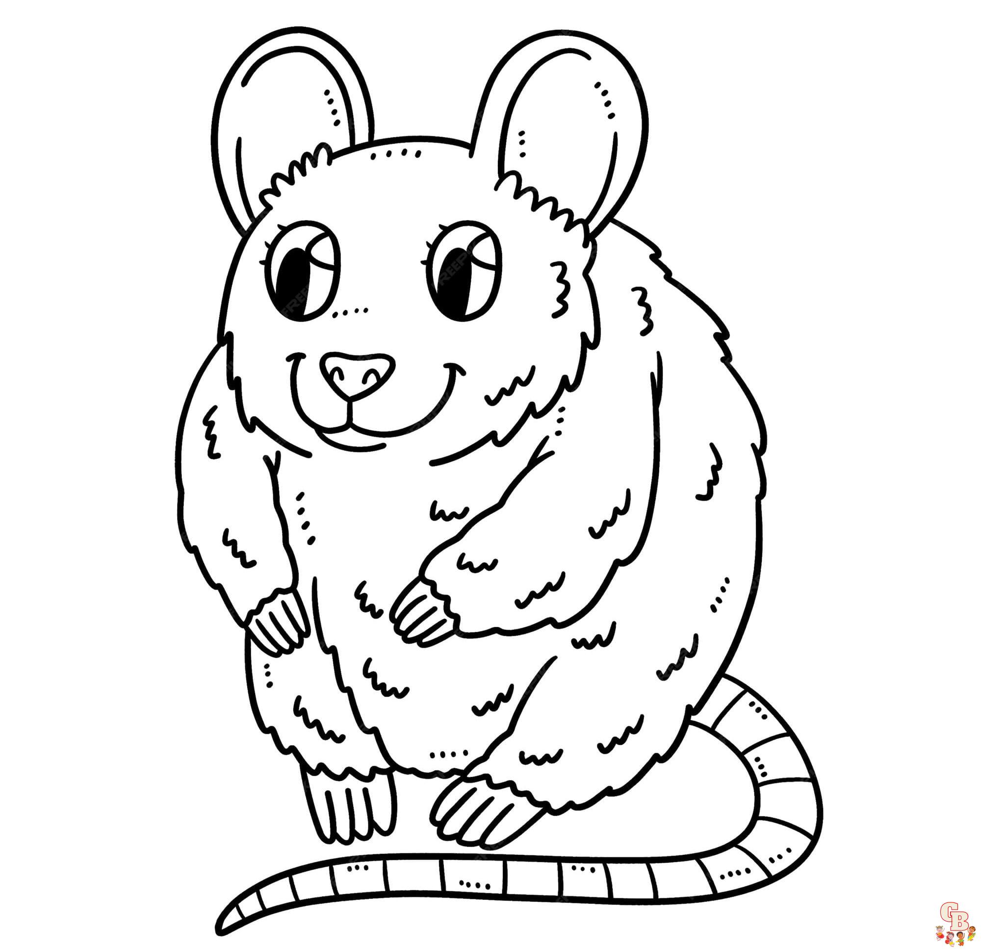 Printable chinchilla coloring pages free for kids and adults