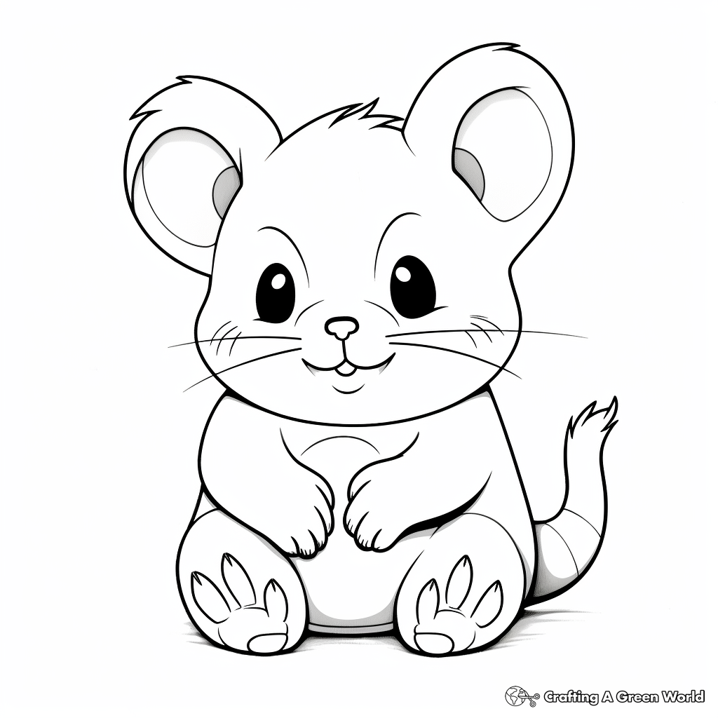Chinchilla coloring pages