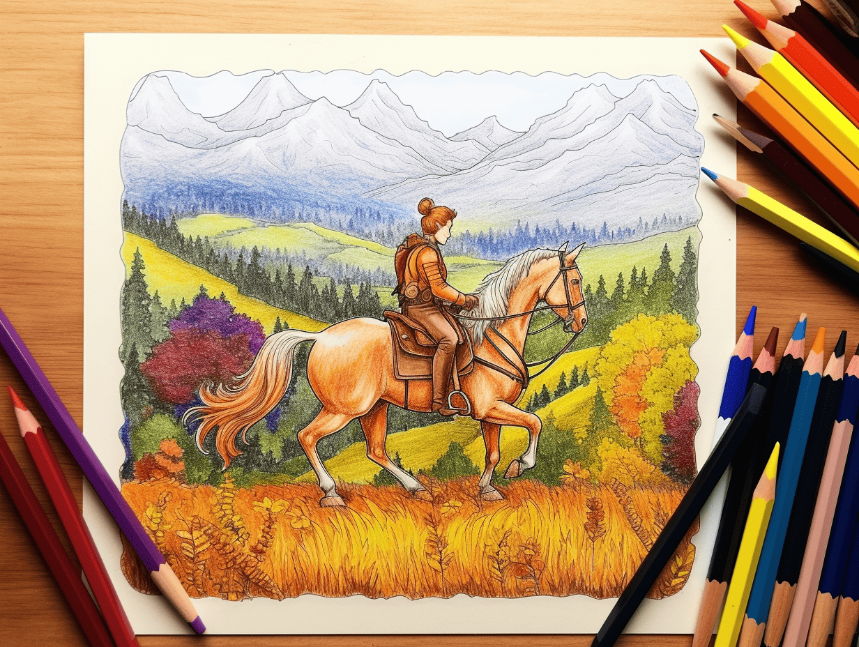 Horse coloring pages free printable sheets