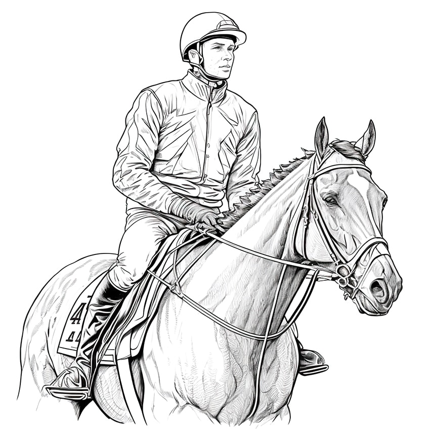 Horse coloring pages