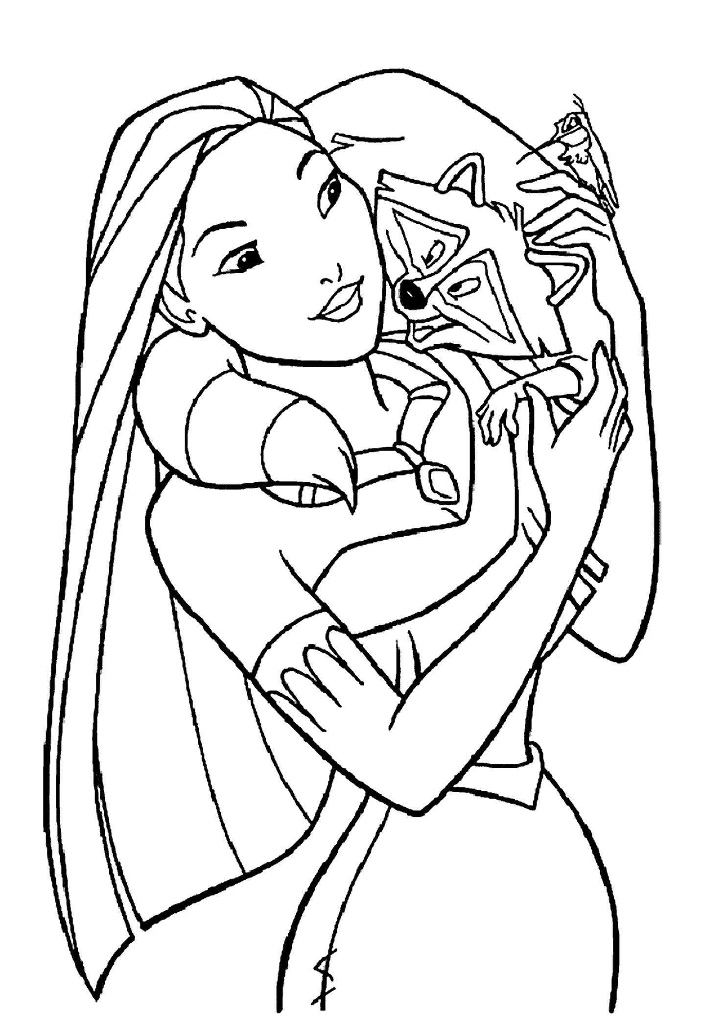 Friends pocahontas coloring pages for kids printable free disney princess coloring pages princess coloring pages disney coloring pages