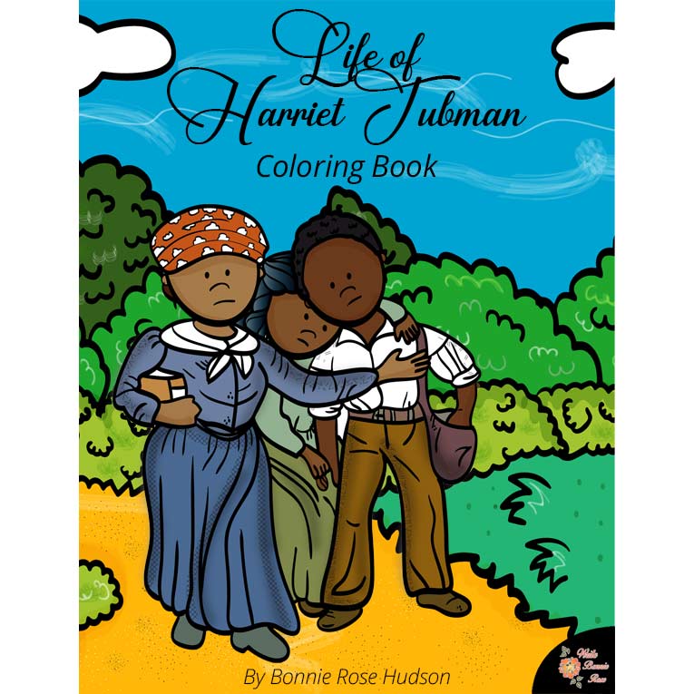 Life of harriet tubman coloring book