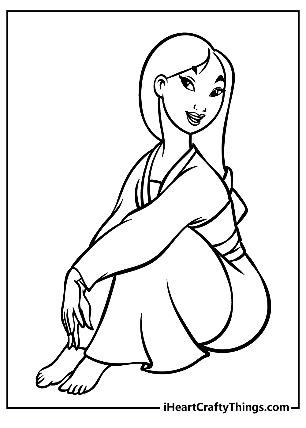 Mulan coloring pages free printables