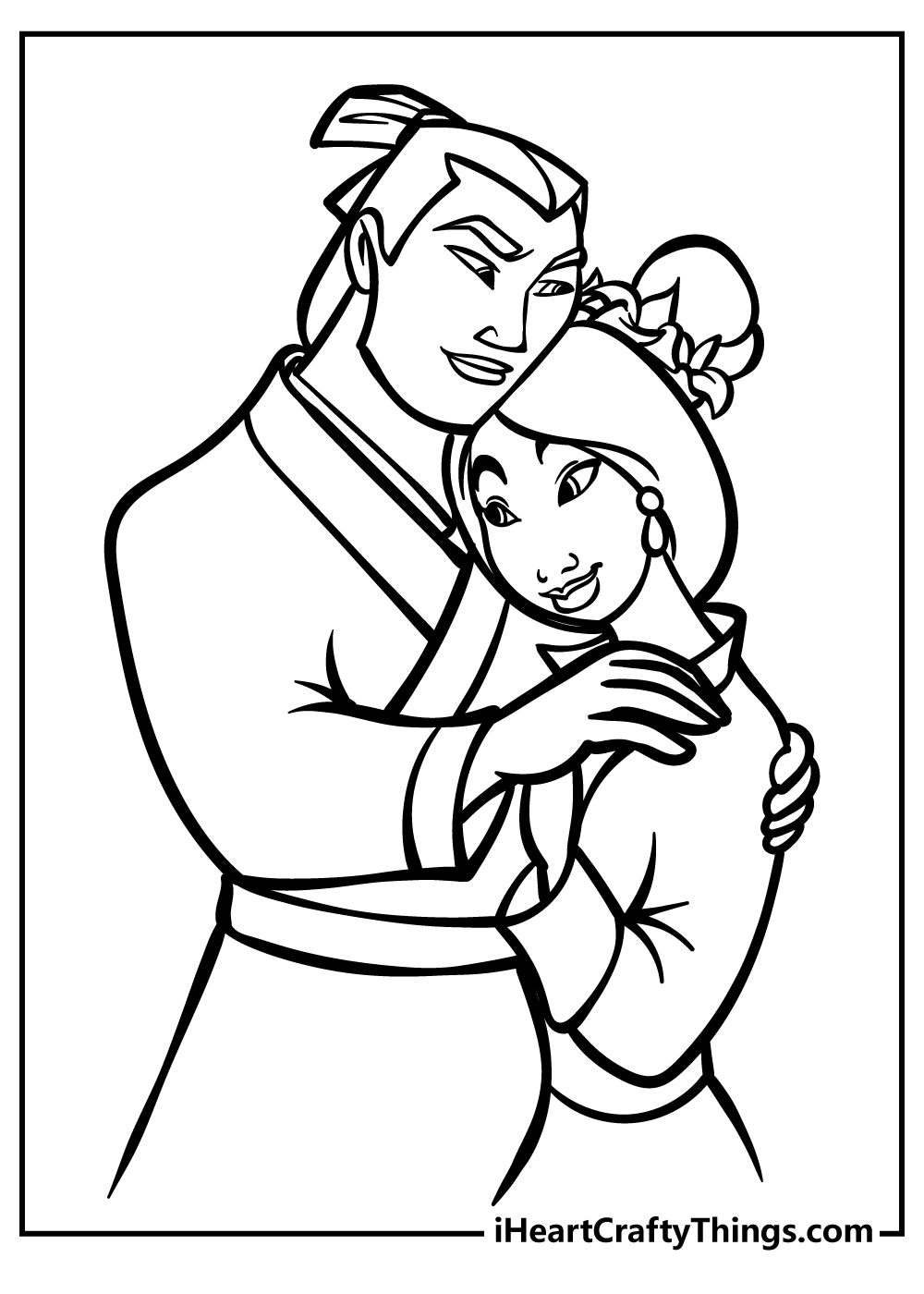 Mulan coloring pages free printables