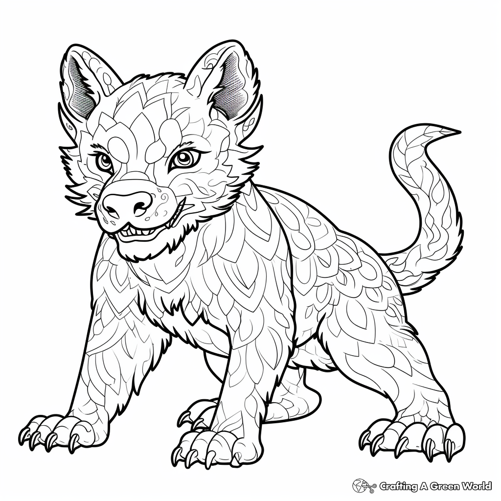 Tasmanian devil coloring pages